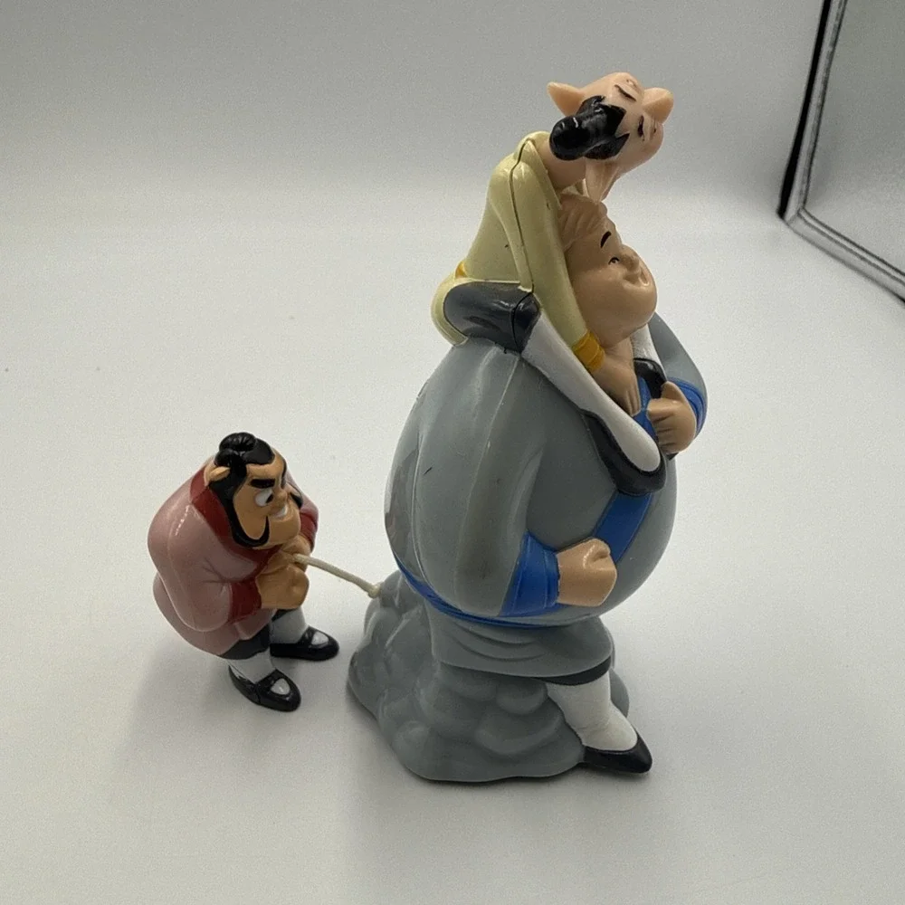 Vintage 1998 McDonalds Disney Mulan Happy Meal Toys Lot of 2